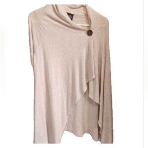 Bobeau Soft Pink Knit Cardigan